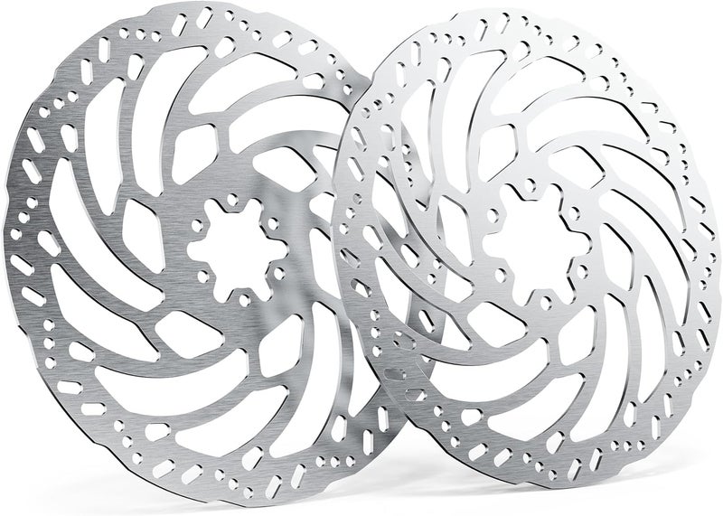 DriveXpwr Heavy-Duty 220 mm Thickened Stainless Steel Front&Rear Brake Disc Rotor for for Sur-Ron Light Bee LBX, Segway X160/X260 - Enhanced Cooling & Durability - Image 1